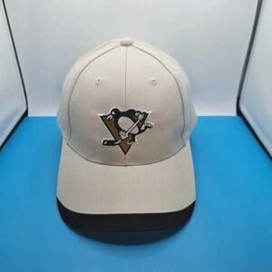 Pittsburgh Penguins Home Giveaway Adjustable Strapback Hat NHL White Cotton